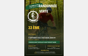 33ème Randonnée verte Les Vélos Pictaves